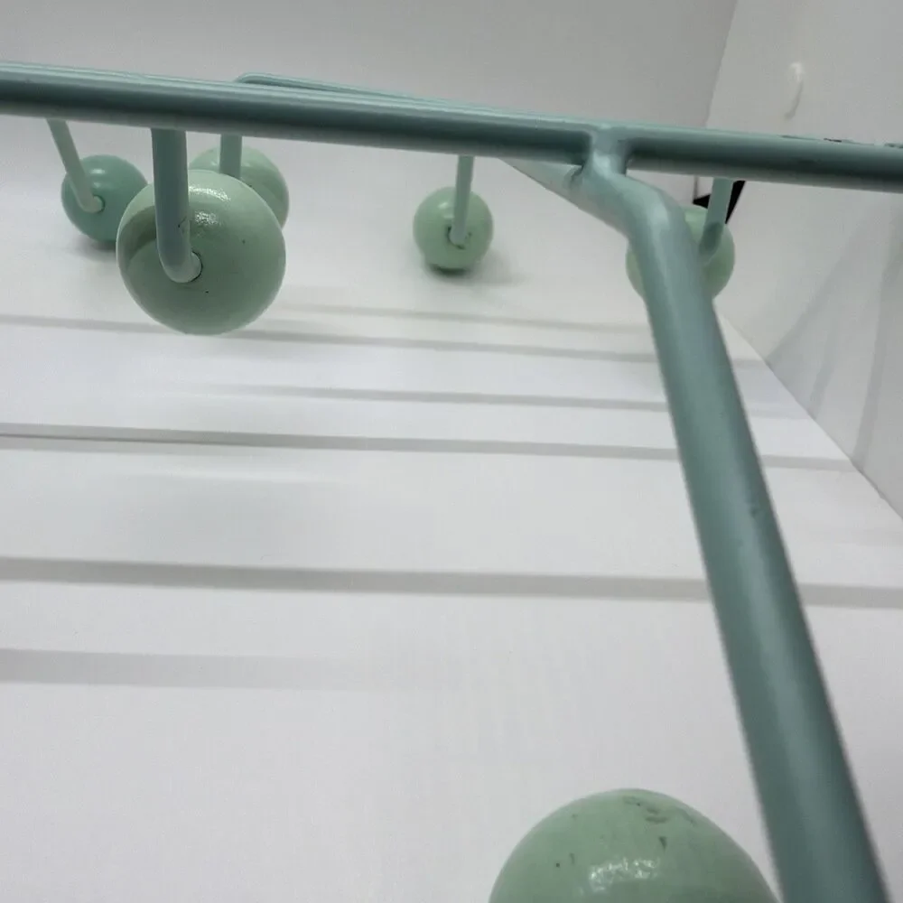 Mid-Century Modern Hangit Ball Hanger - Sea Foam Green- Inspired By Eames Sphere